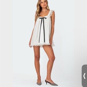 Edikted - Rayne Lacey Babydoll Dress - Size S